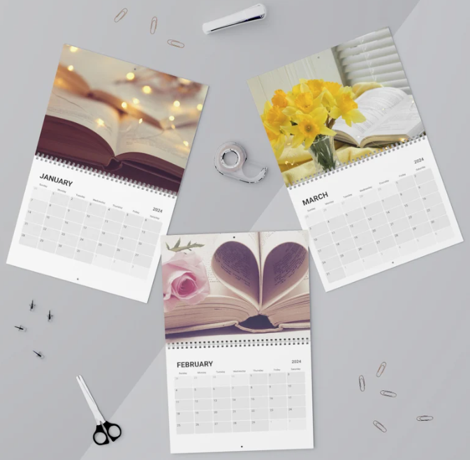 2024 Year of Reading Wall Calendar